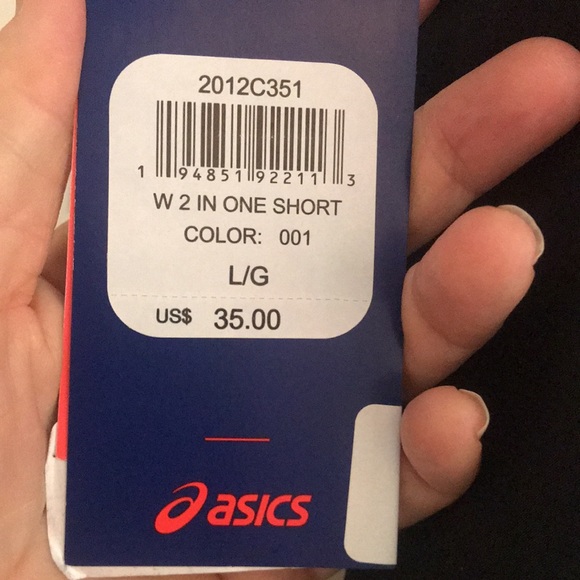 ASICS 2in1 Athletic/Athleisure/Running Shorts NWT! - Picture 7 of 8